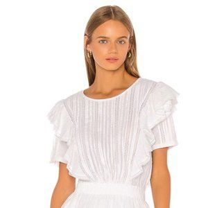 LoveShackFancy White Natasha Dress